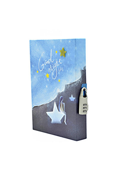 Evistro Kilitli Kutulu Ajanda Günlük Not Hatıra Defteri Notebook Çok Renkli