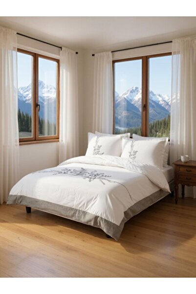 Özdilek Ranforce Helecho Double Duvet Cover Set – 100% Cotton