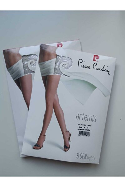 Pierre Cardin 2'li Artemıs 8 Den Extra İnce Külotlu Çorap(VANİLYA-BEYAZ)