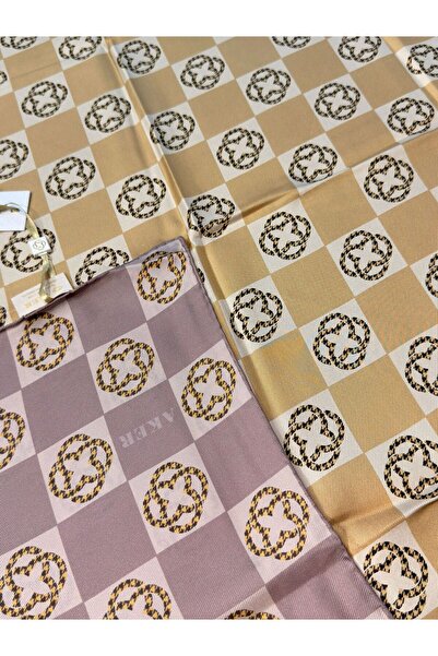 Aker Bosphorus Çift Taraflı İpek Twill Eşarp 8914712