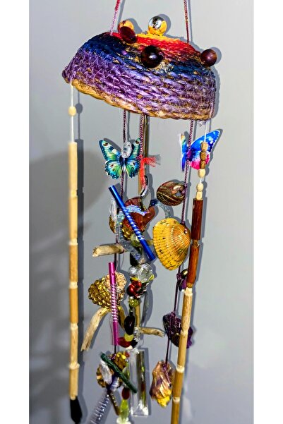 Happy tasarımlarr Çıngıraklı rüzgar süsü rüzgar çanı balkon bahçe süs