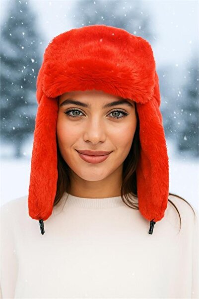 Dipmoda Γυναικείο σκουφάκι χιονιού με κλείσιμο στο πηγούνι Πελούς Dpaks002