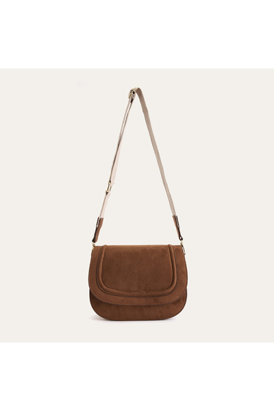 Mudo Suede Textured Shoulder Bag