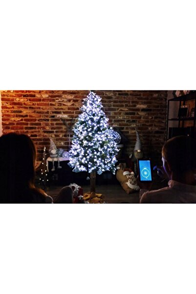 Other 200 LED Christmas Lights, White, Controlled by Phone