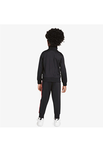 Nike JORDAN SİYAH KIRMIZI ŞERİTLİ POLYESTER 3-7 YAŞ ÇOCUK EŞOFMAN TAKIM