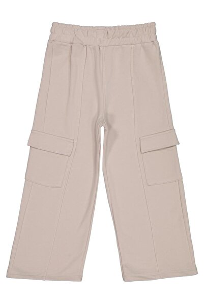 Civil Girls Cargo Pocket Pack 6-9 Years Old Sweatpants - Gray 8-9 Years Old