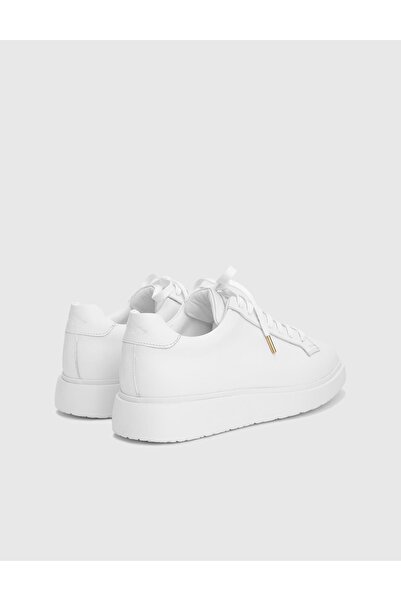 İLVİ Boli Hakiki Deri Beyaz Erkek Spor Ayakkabı