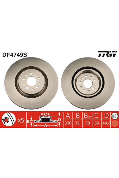 TRW Disc Frana Alfa Romeo 147/156/Gt