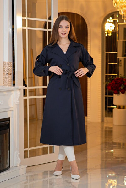 MILANOFOX Жіночий оверсайз широкого крою з поясом, водовідштовхувальний довгий тренч