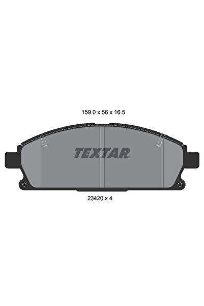 TEXTAR Комплект спирачни накладки за дискови спирачки Nissan 10-Trail 1