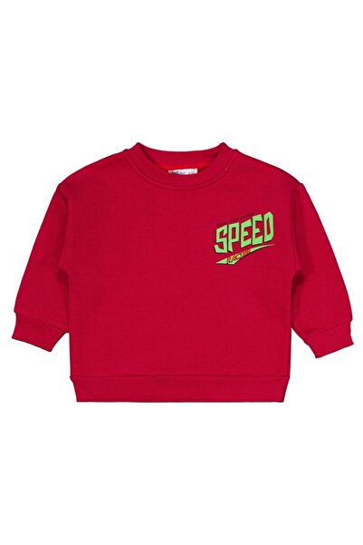 Civil Boys Sped Baskılı 2-5 Yaş Eşofman Takımı - Kırmızı 3-4 Yaş