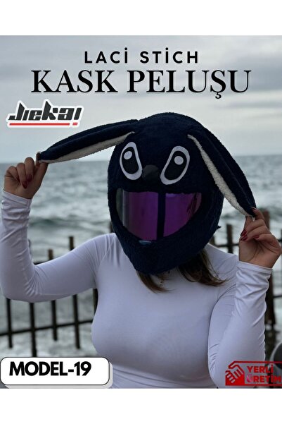JİEKAİ MODEL-19 KASK PELUŞU-KILIFI TEK EBAT LACİ STİCH