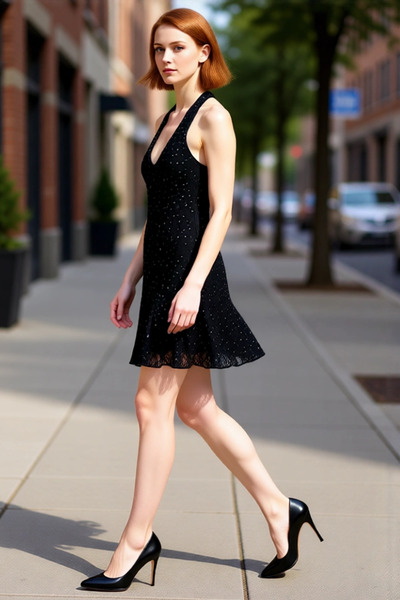 PayBuy Kadın Skater Kalıp Astarlı Kolsuz Mini Elbise Boyundan Bağlamalı Dante...