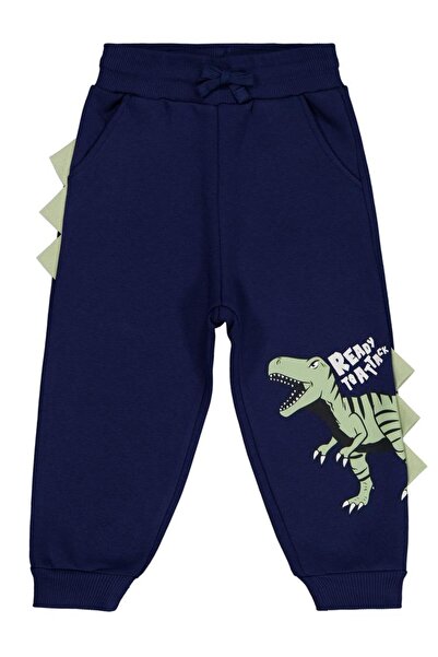 Civil Boys Trex Ready Printed 2-5 Years Old Sweatpants - Navy Blue 3-4 Years Old