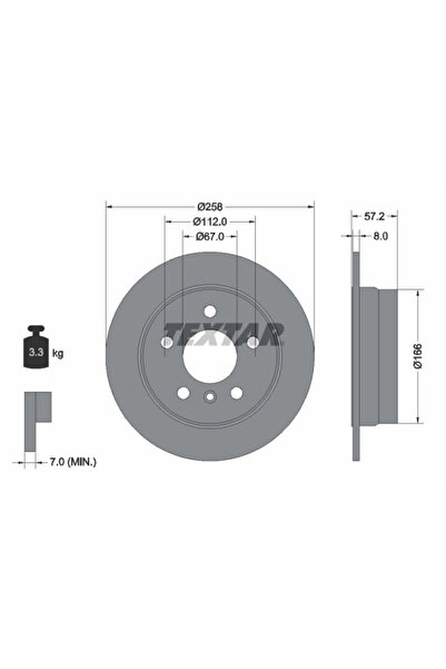 Krieger Disc Frana Mercedes-Benz A-Class/B-Class Sports Tourer