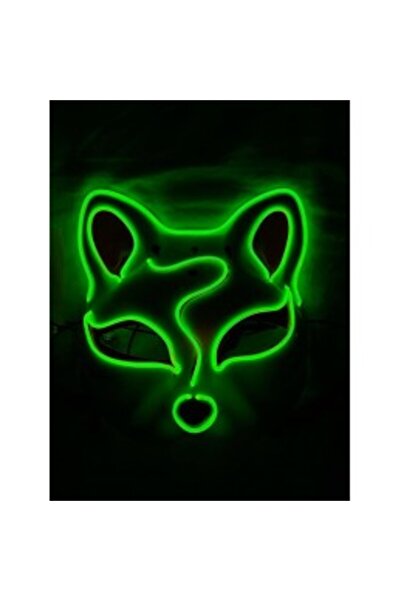 OEM LED Mask, Carnival, Cosplay, Halloween, Horror, 3 Lighting Modes, Cat