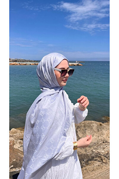 Oxygen Scarfs G Desenli İpek Kaşmir Çift Taraflı Şal