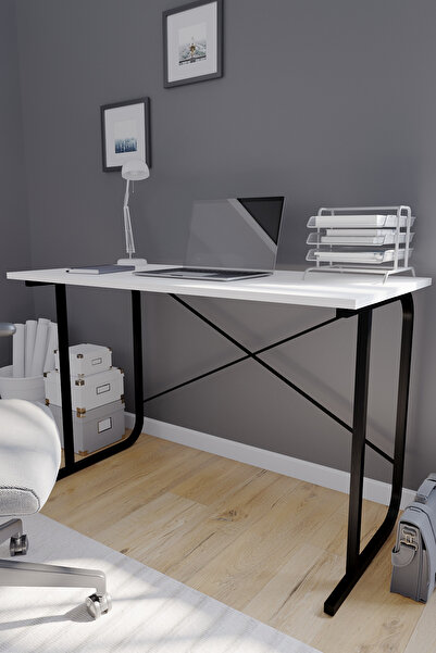 Morpanya Cendy Metal Çalışma Masası Laptop Bilgisayar Masası Ofis Masası 60x100 Cm