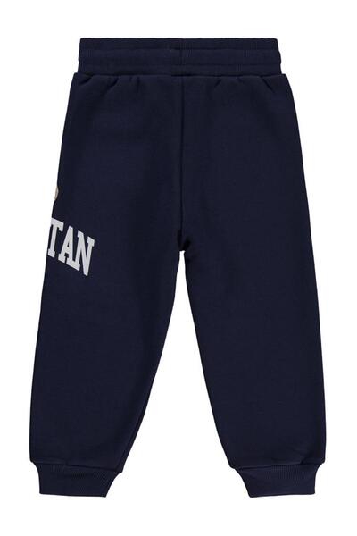 Civil Boys بنطال رياضي من Campus College 96 مطبوع لعمر 2-5 سنوات - أزرق داكن ...