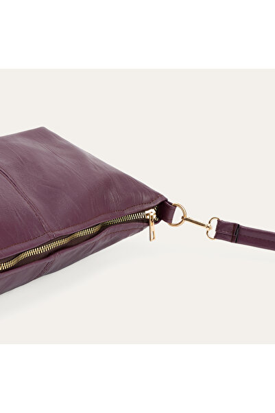 Mudo Women's Shoulder Bag with Crinkle Leather Look