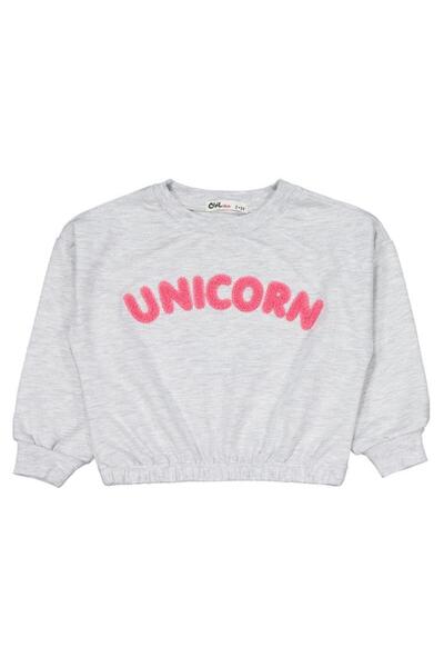 Civil Girls Unicorn Printed 2-5 Years Old Tracksuit Set - Gray 2-3 Years Old