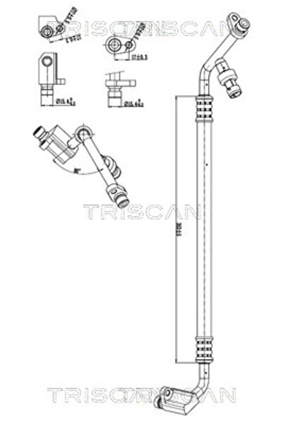 TRISCAN Conducta Presiune Variabila Aer Conditionat Nissan Primastar