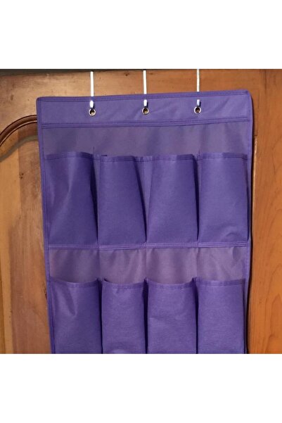 zola Organizator suspendat, Zola®, 8 buzunare pe 2 rânduri, 68x46,5 cm, albastru