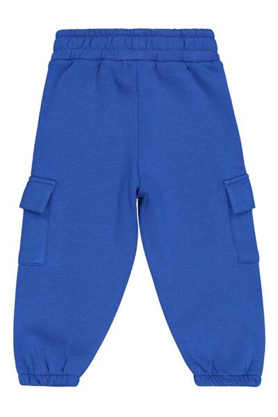 Civil Boys Cargo Pocket Pack 2-5 Years Old Sweatpants - Blue 3-4 Years Old