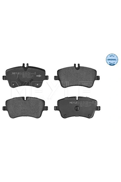 MEYLE Комплект спирачни накладки за преден мост, дискови спирачки Mercedes-Be...