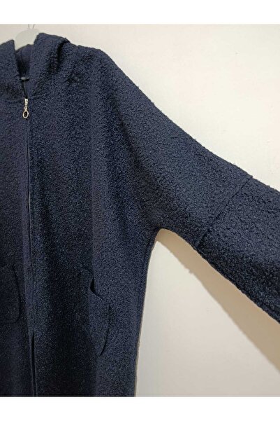 anne moda ankara Superior Quality Super Oversize Size, Hooded , Lightweight, Boucle Coat