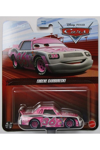 HOT WHEELS Disney Pixar Cars Eugene Carbureski 36 Tank Coat Metal Araba