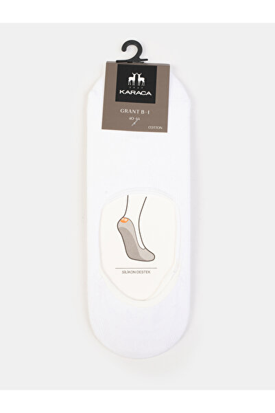 Karaca Erkek Babet Çorap-Beyaz