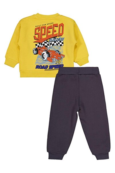 Civil Boys Sped Baskılı 2-5 Yaş Eşofman Takımı - Sarı 5-6 Yaş