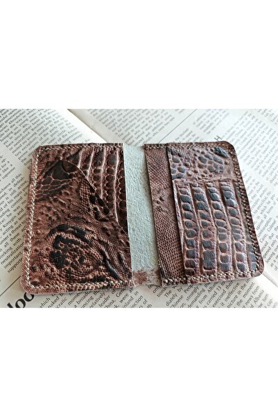 Mahfuz Genuine Leather Top Quality Fully Handmade Minimalist Wallet 15.5X10.5 cm Xx61