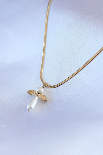 Skygo 316L Steel Gold Color Italian Chain Model Pawn Figure Women's Necklace ...