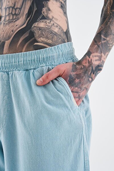 Machinist Ανδρικό εφαρμοστό ελαστικό βασικό μπλε βρεφικό παντελόνι