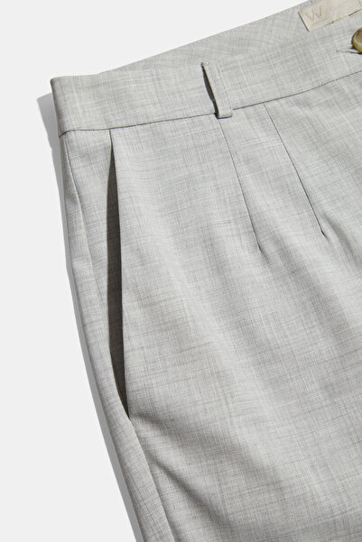 W Collection Gray Melange Cigarette Pants