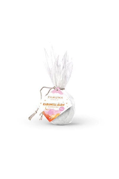 Yamuna Caramel Dream effervescent bath bomb 95 gr