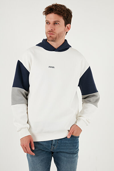 Buratti Βαμβακερό χαλαρή εφαρμογή με κουκούλα Μαλακό με χνούδι εσωτερικά Sh επένδυση fleece Πακέτο 2 τεμαχίων Sweat Men SWEAT 59052