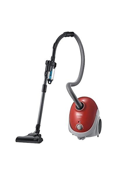 Samsung Bagged Vacuum Cleaner 850W, Red/Grey
