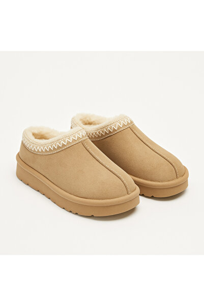 Nice For You Шерстяні замшеві домашні капці – м'які зимові жіночі капці