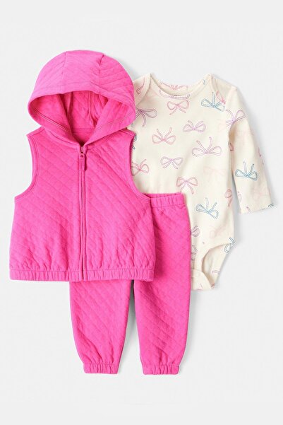 Carter's Kız Bebek Yelekli Set CTR-1T268010