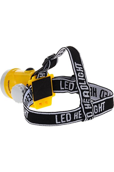 Olsenmark Rechargeable LED Head Light, Yellow