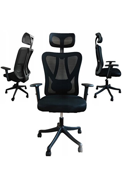 zola Ergonomic office chair, adjustable backrest, headrest and armrests, adjustable height, swivel wheels