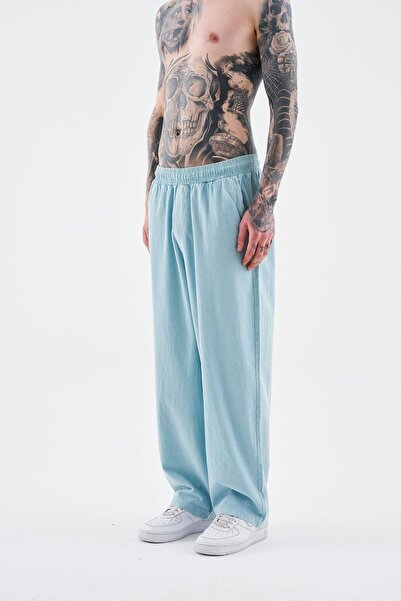 Machinist Ανδρικό εφαρμοστό ελαστικό βασικό μπλε βρεφικό παντελόνι