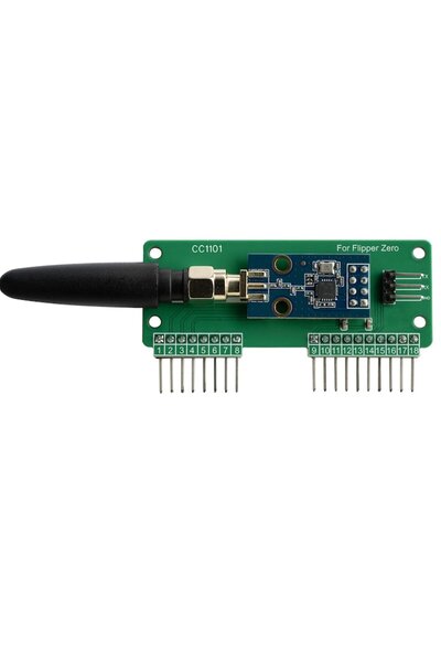UnderShop External Module CC1101 for Flipper Zero - Extends Range + 1 Display Protection + 2 Rfid Cover