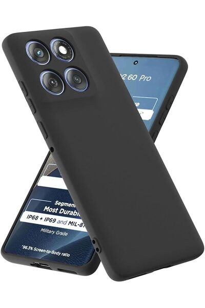 bestcase Husă simplă mată din TPU pentru Motorola Edge 60 Pro din, Negru