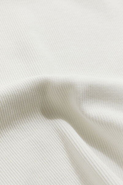 W Collection Ekru Square Neck T-Shirt