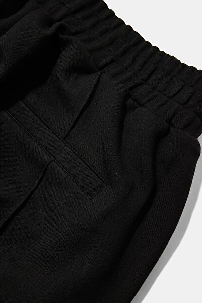 W Collection Black Wide-Leg Sports Pants