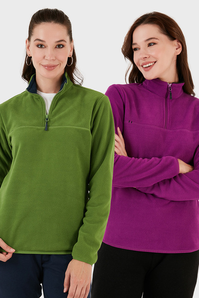 Lela Slim Fit Soft Textured Anti-Pilling Non-Pilling 2-Pack Fleece Polar 5907000S2